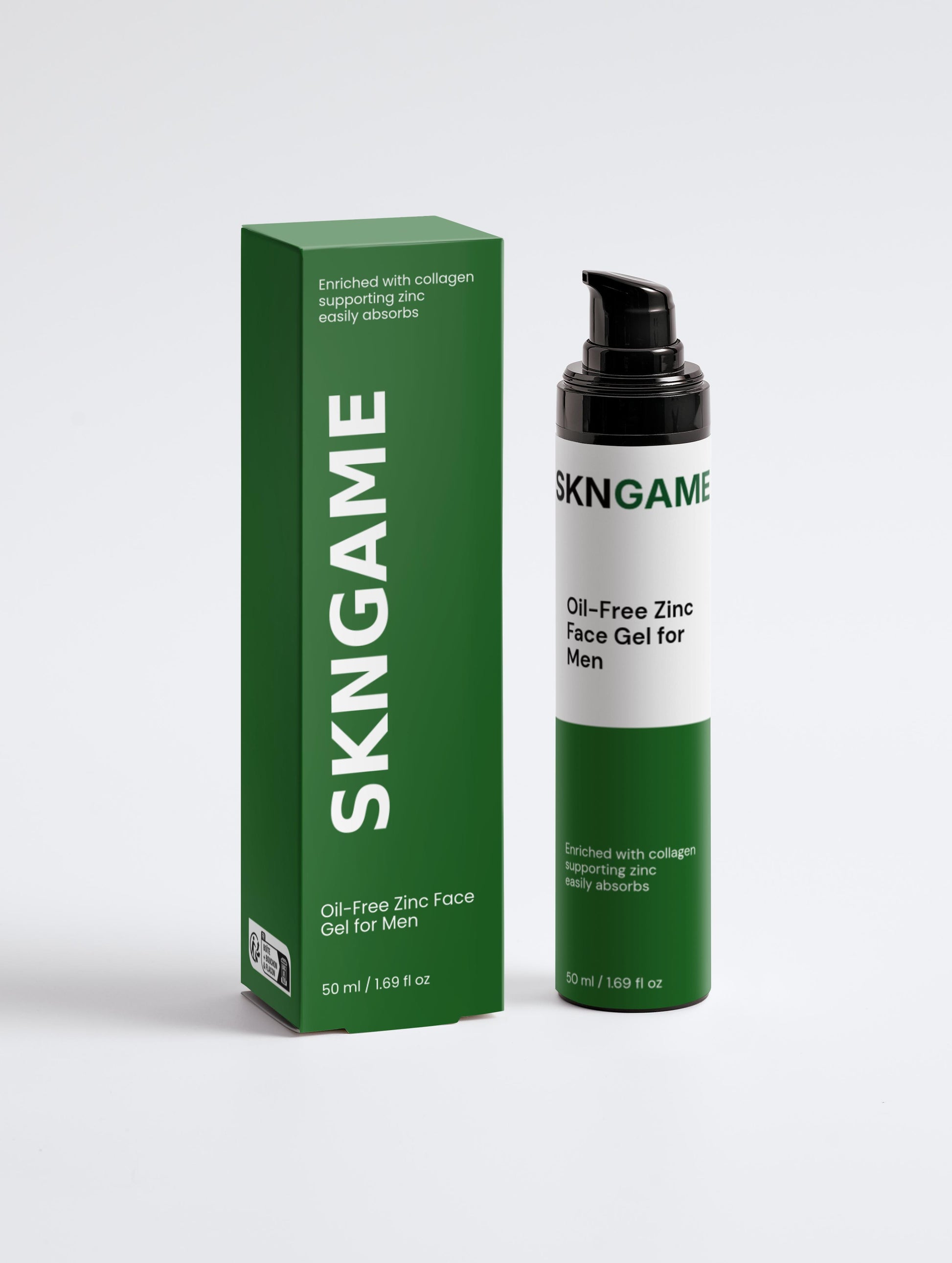 Oil-Free Zinc Face Gel for Men