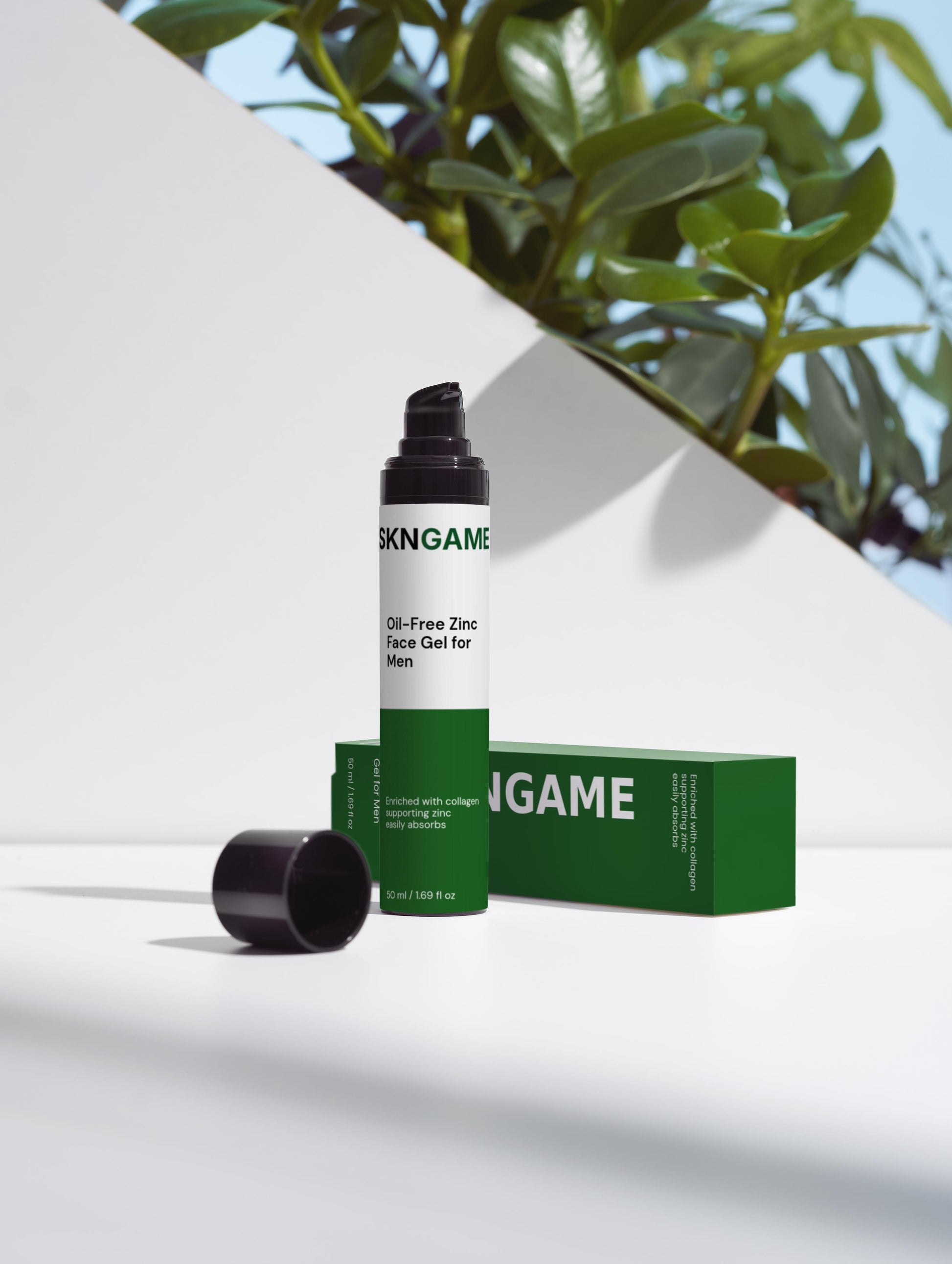 Oil-Free Zinc Face Gel for Men